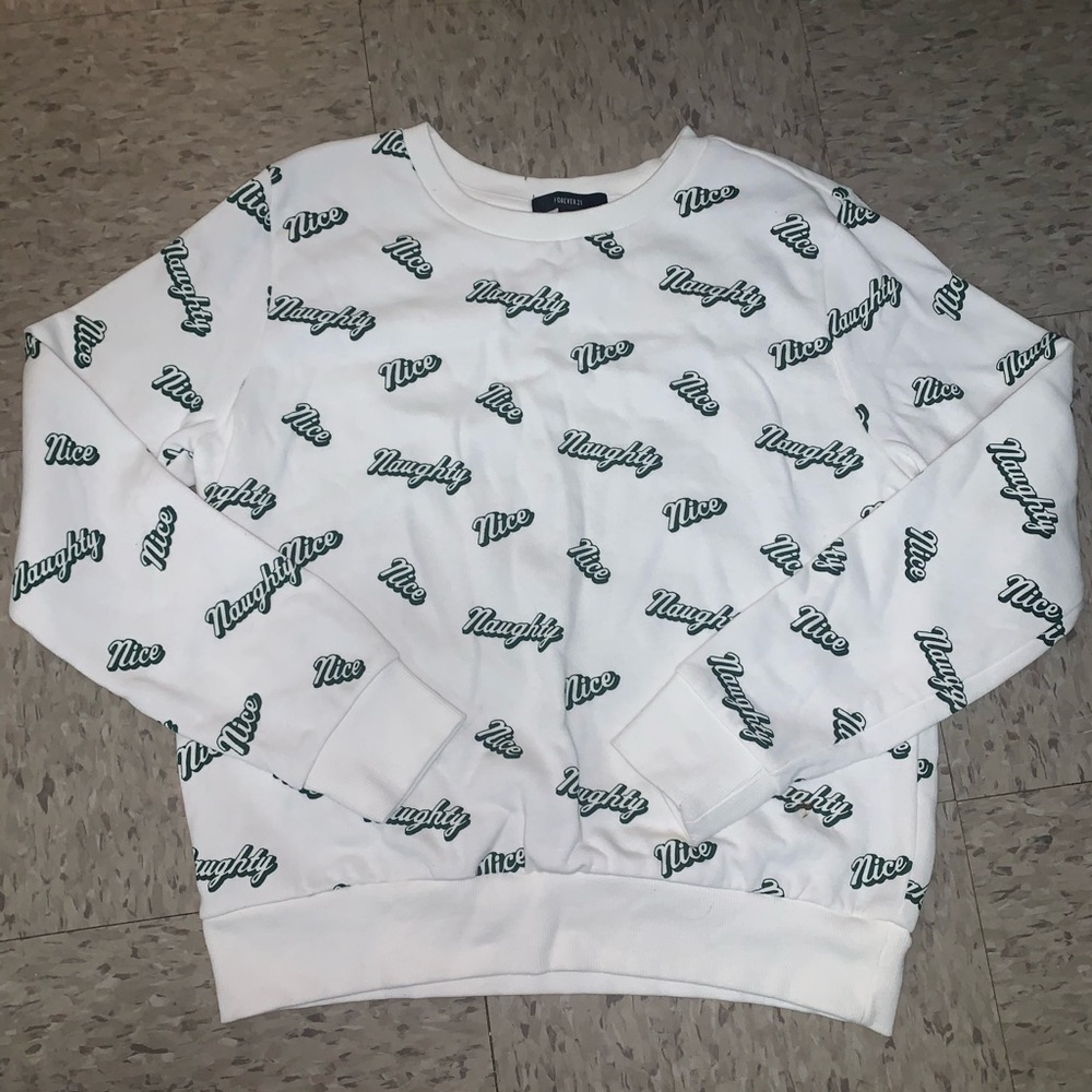 Forever 21 holiday sweatshirt